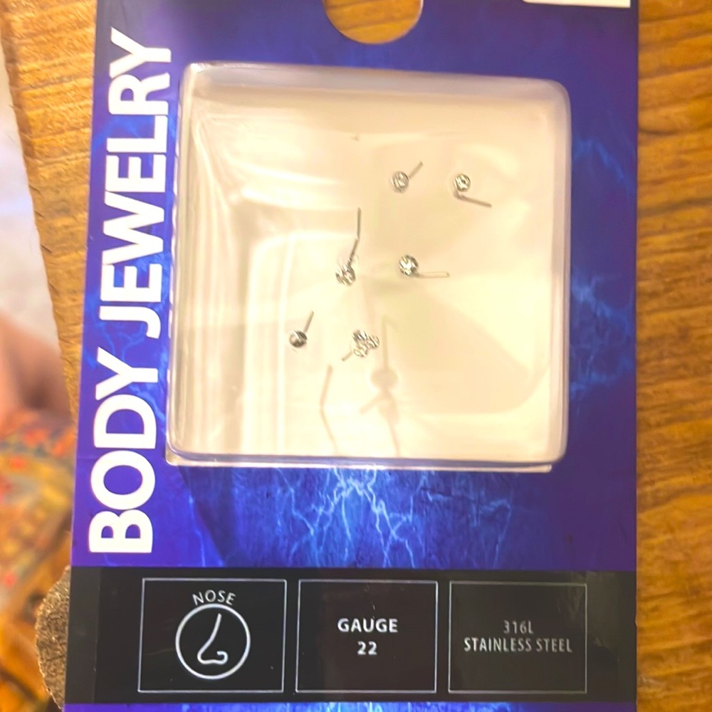 Brand new IN BOX nose rings